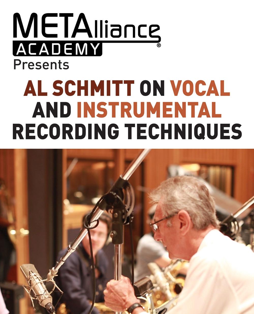 Al Schmitt on Vocal and Instrumental Recording Techniques, 9781495094514