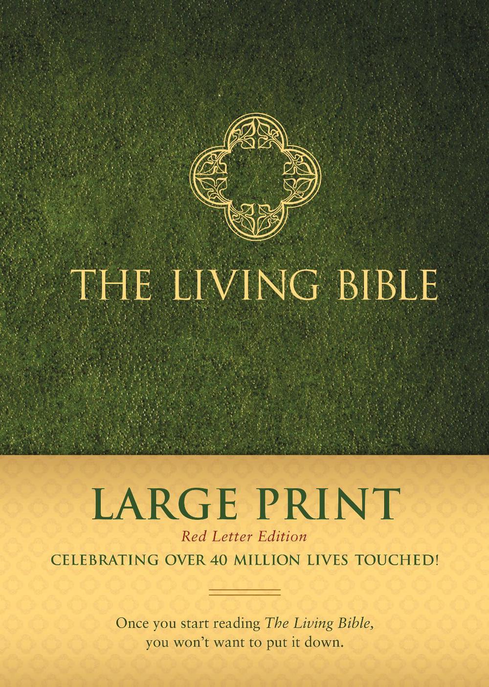 The Living Bible Large Print Red Letter Edition, 9781496433503