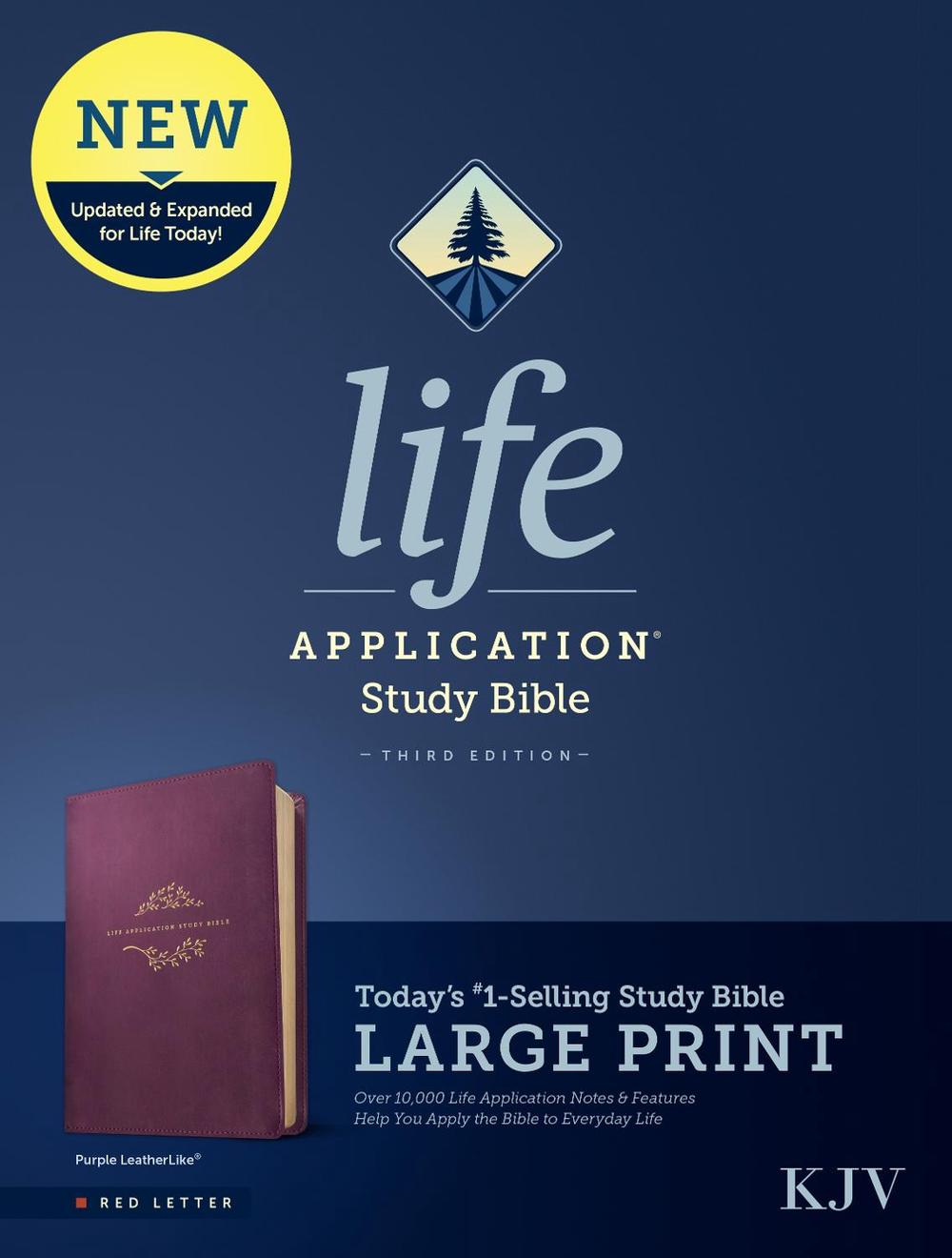 KJV Life Application Study Bible, Third Edition, Large Print, 9781496439833