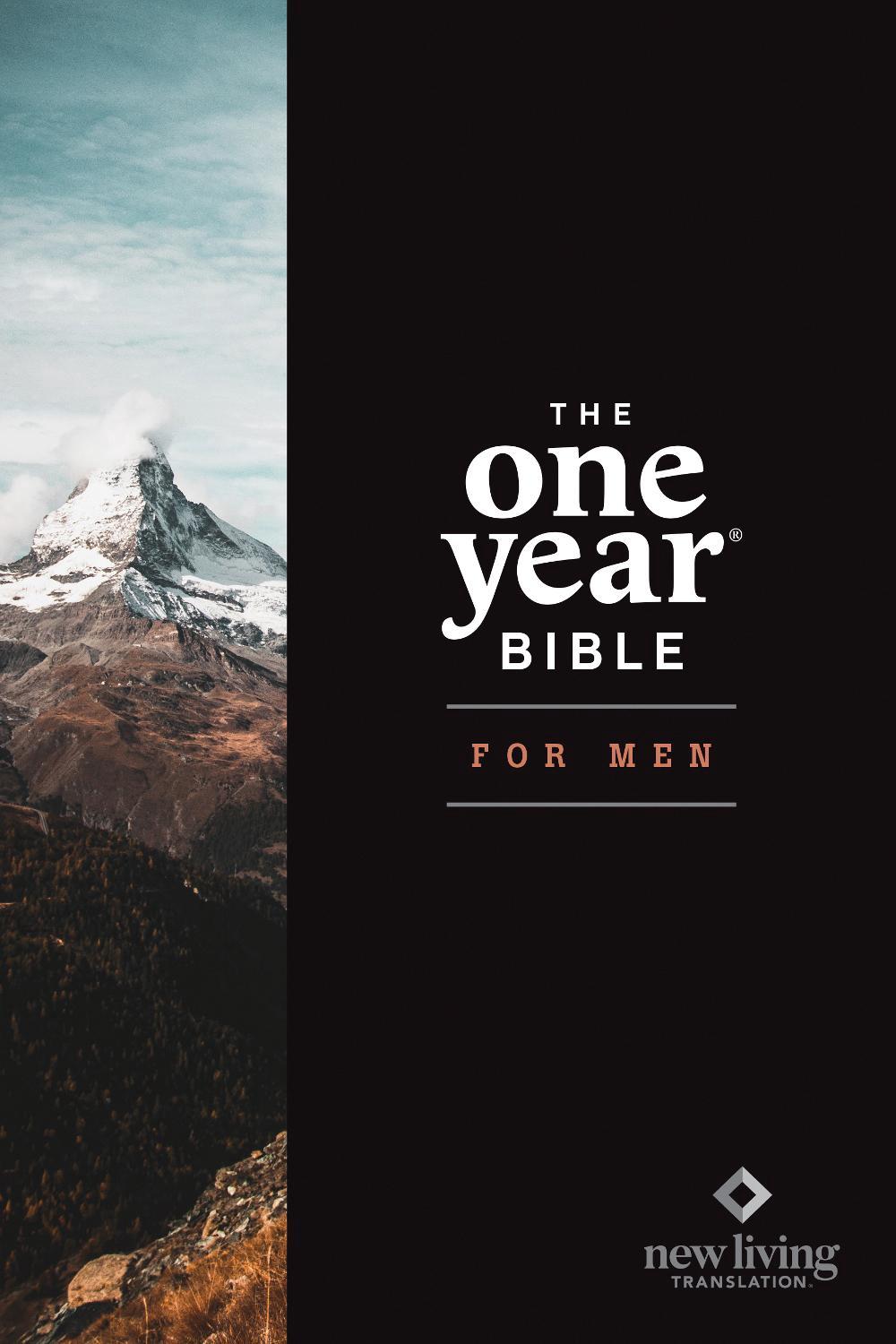 NLT The One Year Bible for Men, 9781496449504