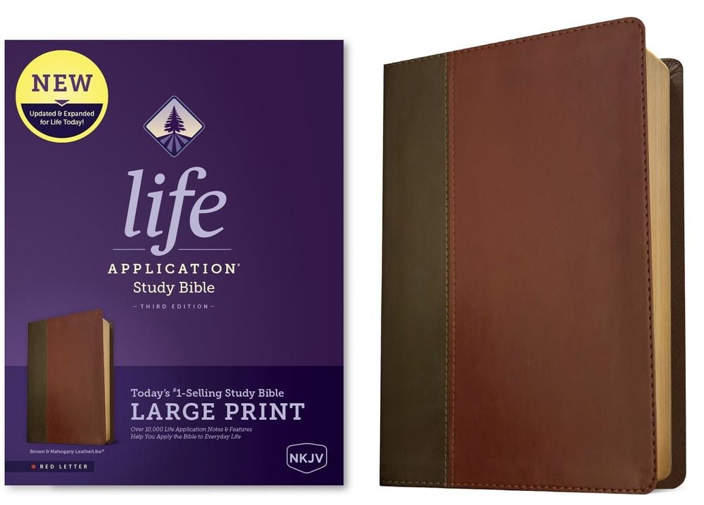 NKJV Life Application Study Bible Third Edition, Large Print by Tyndale ...