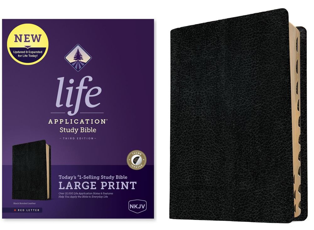 NKJV Life Application Study Bible Third Edition, Large Print by Tyndale ...