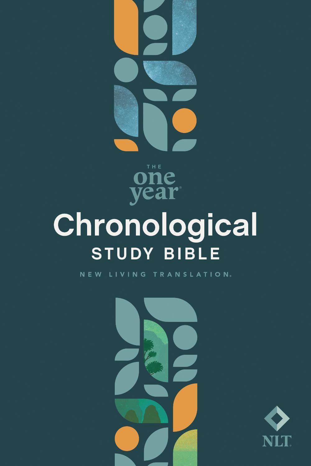 NLT One Year Chronological Study Bible (Softcover), 9781496456861