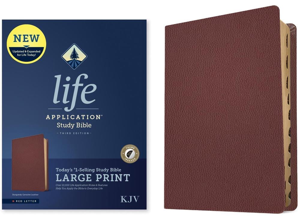 KJV Life Application Study Bible, Third Edition, Large Print (Genuine ...