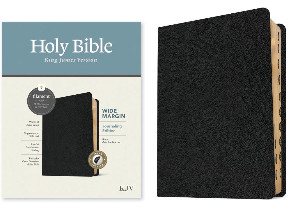 KJV Wide Margin Bible, Filament Enabled Edition, Black, 9781496479204