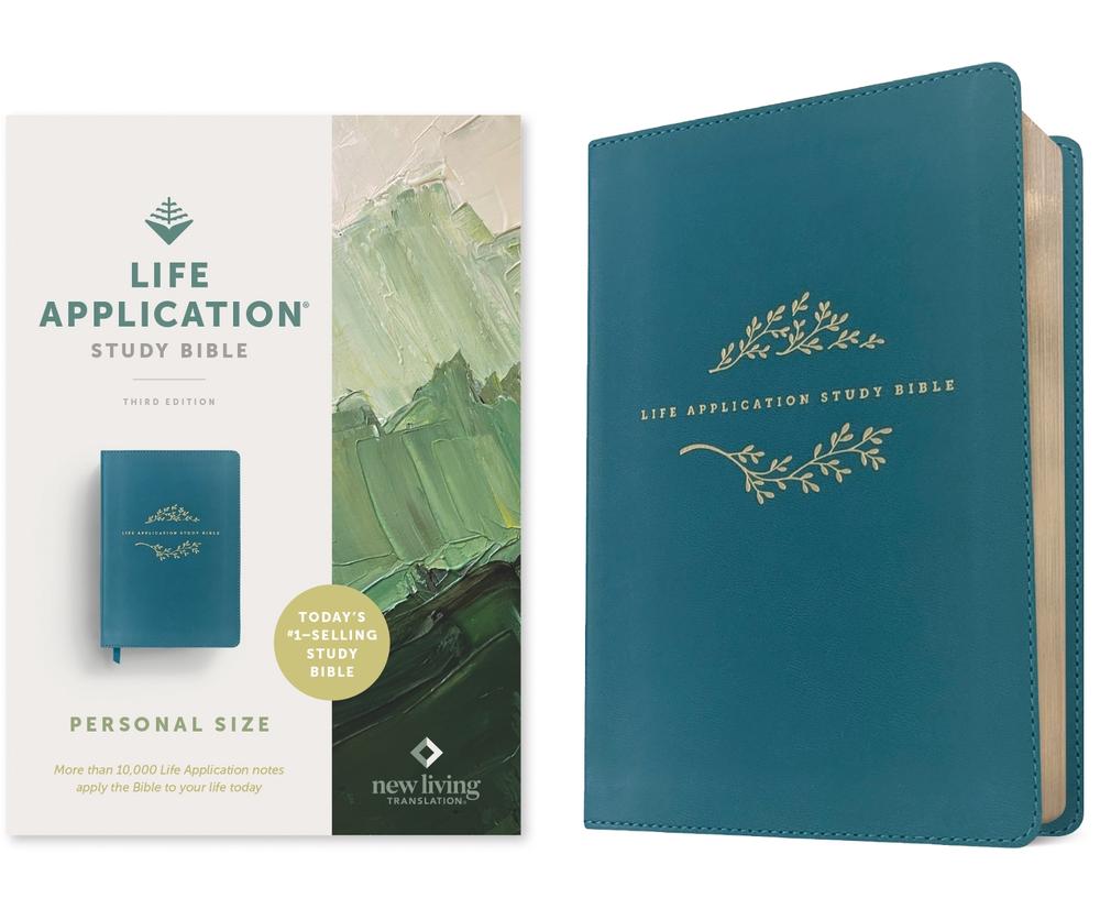 NLT Life Application Study Bible, Third Edition, Teal, 9781496484741