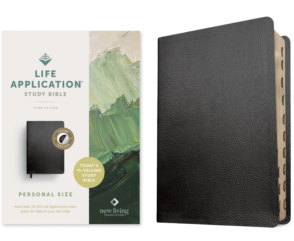NLT Life Application Study Bible, Third Edition, Black, 9781496485496