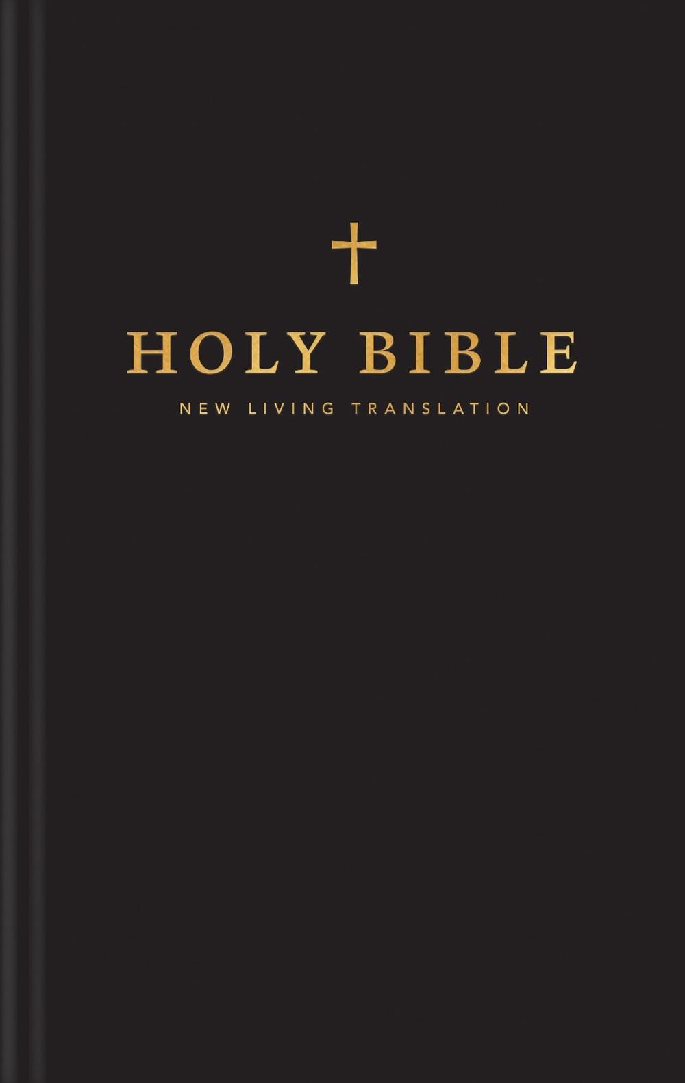 NLT Church Bible (Hardcover, Black), 9781496487056