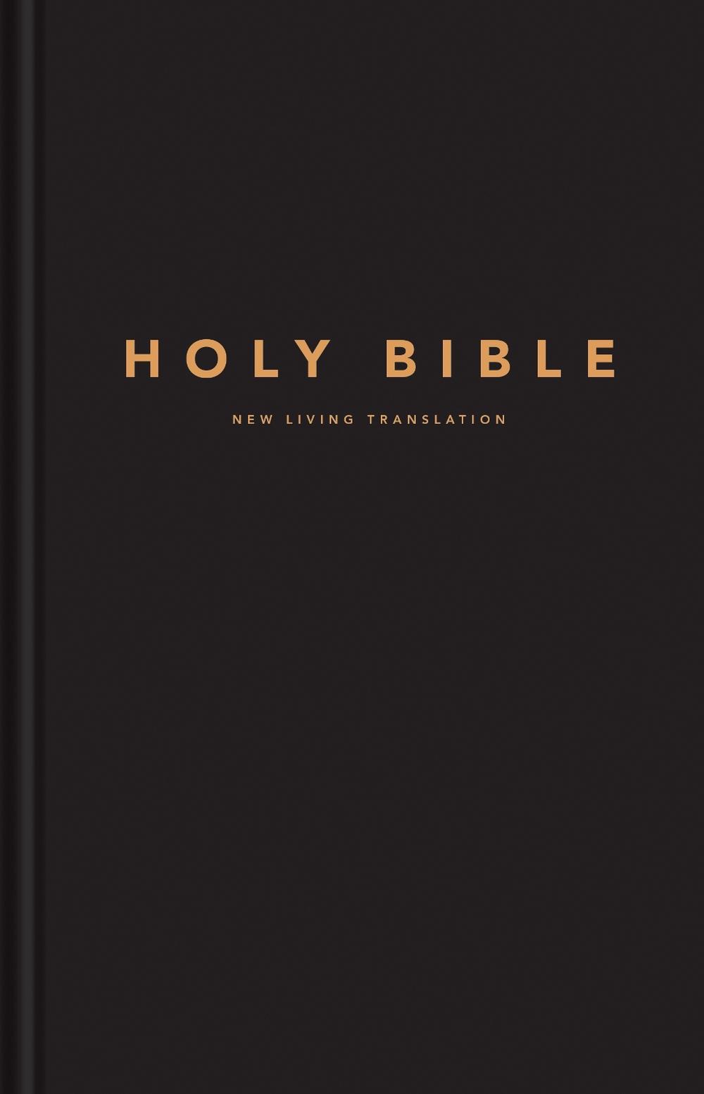 NLT Large Print Pew Bible, Black, 9781496489548