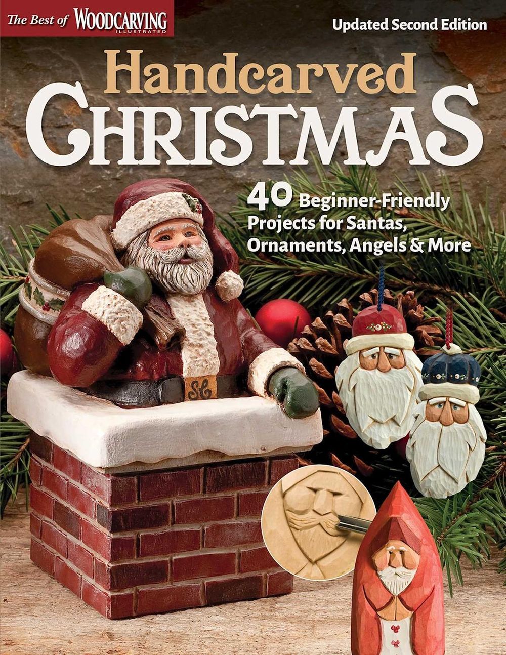 Handcarved Christmas, Updated Second Edition by Editors of Woodcarving Illustrated - ISBN: 9781497103368
