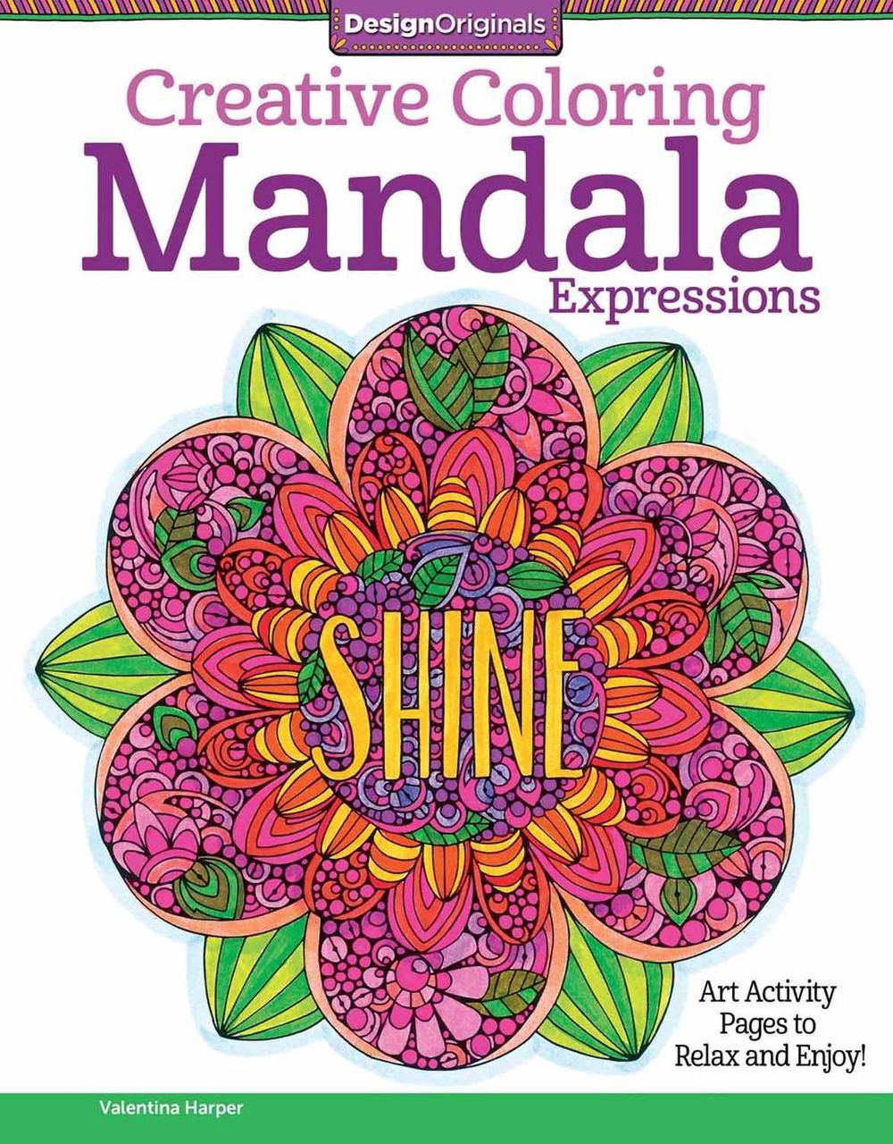 Creative Coloring Mandala Expressions by Valentina Harper - ISBN: 9781497200050
