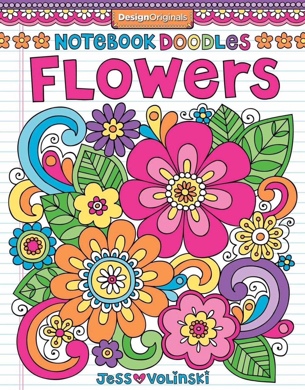 Notebook Doodles Flowers by Jess Volinski - ISBN: 9781497200142