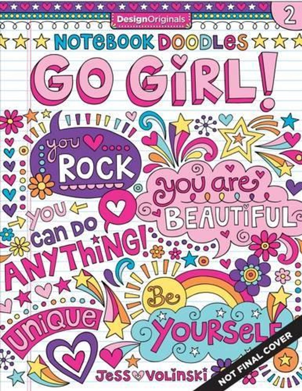 Notebook Doodles Go Girl! by Jess Volinski, Paperback, 9781497200159 ...