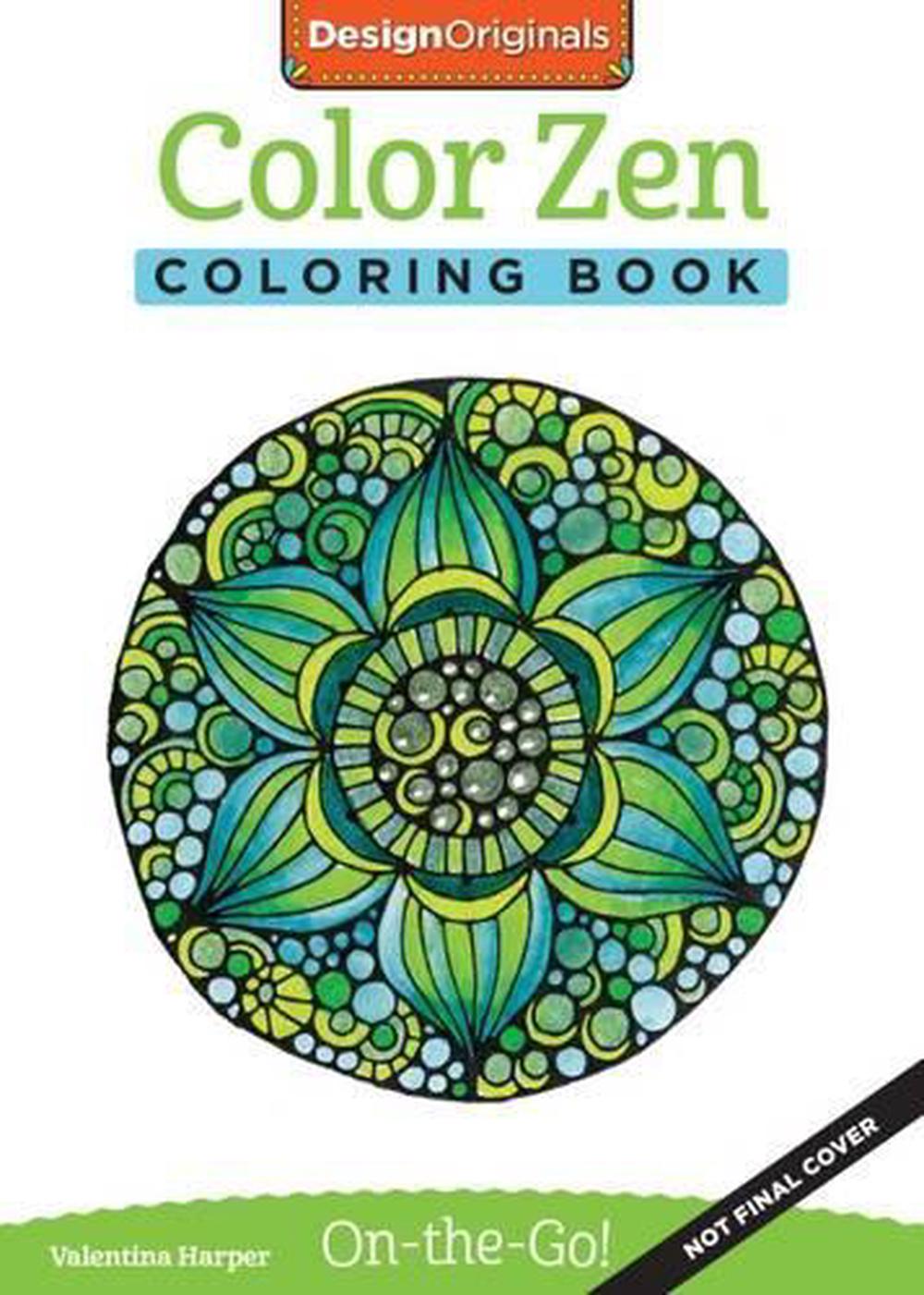 Download Color Zen Coloring Book Perfectly Portable Pages By Valentina Harper Paperback 9781497200326 Buy Online At The Nile