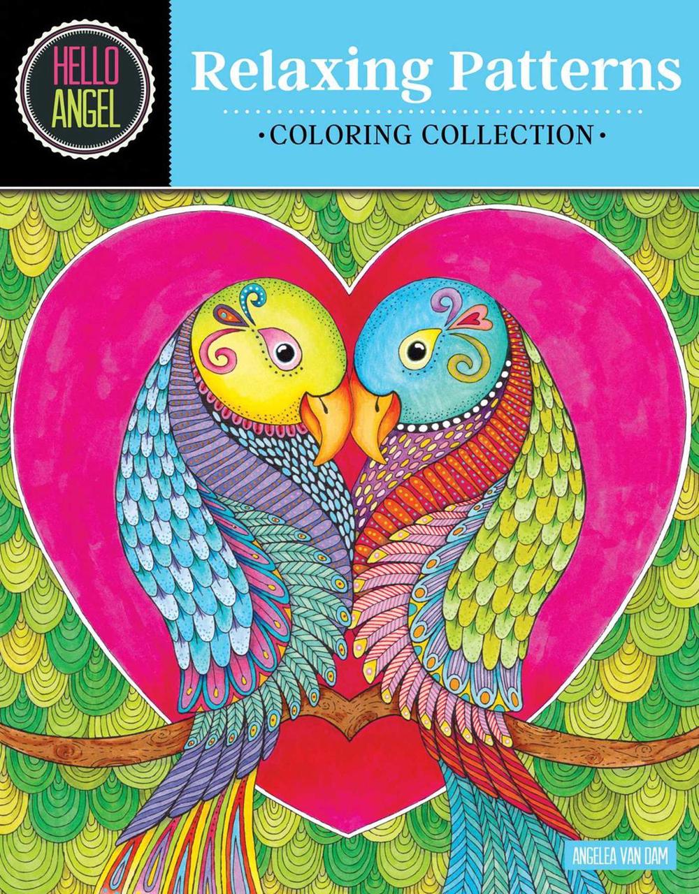 Hello Angel Relaxing Patterns Coloring Collection - ISBN: 9781497201415