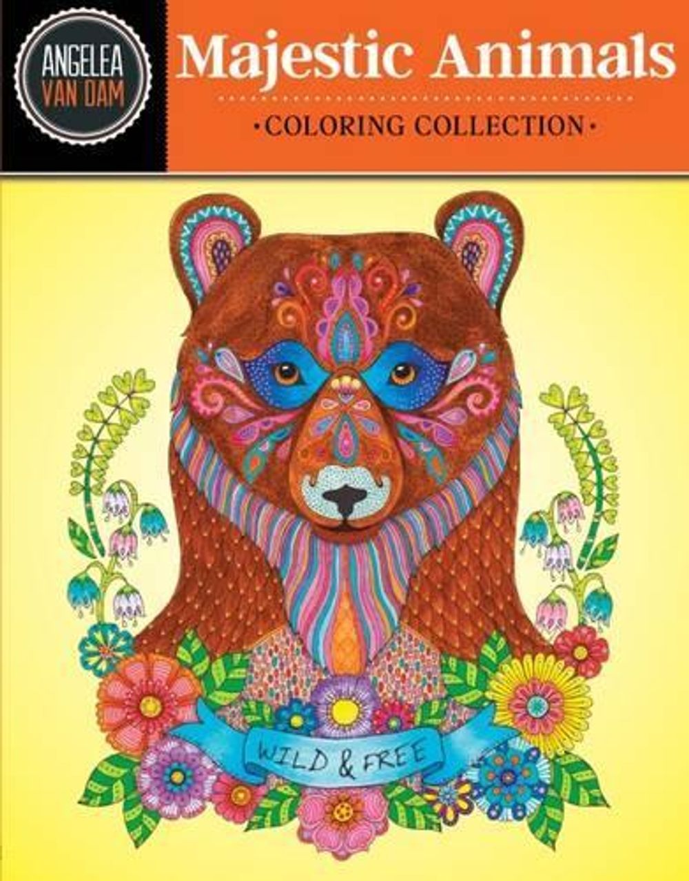 Hello Angel Majestic Animals Coloring Collection by Angelea Van Dam - ISBN: 9781497201446