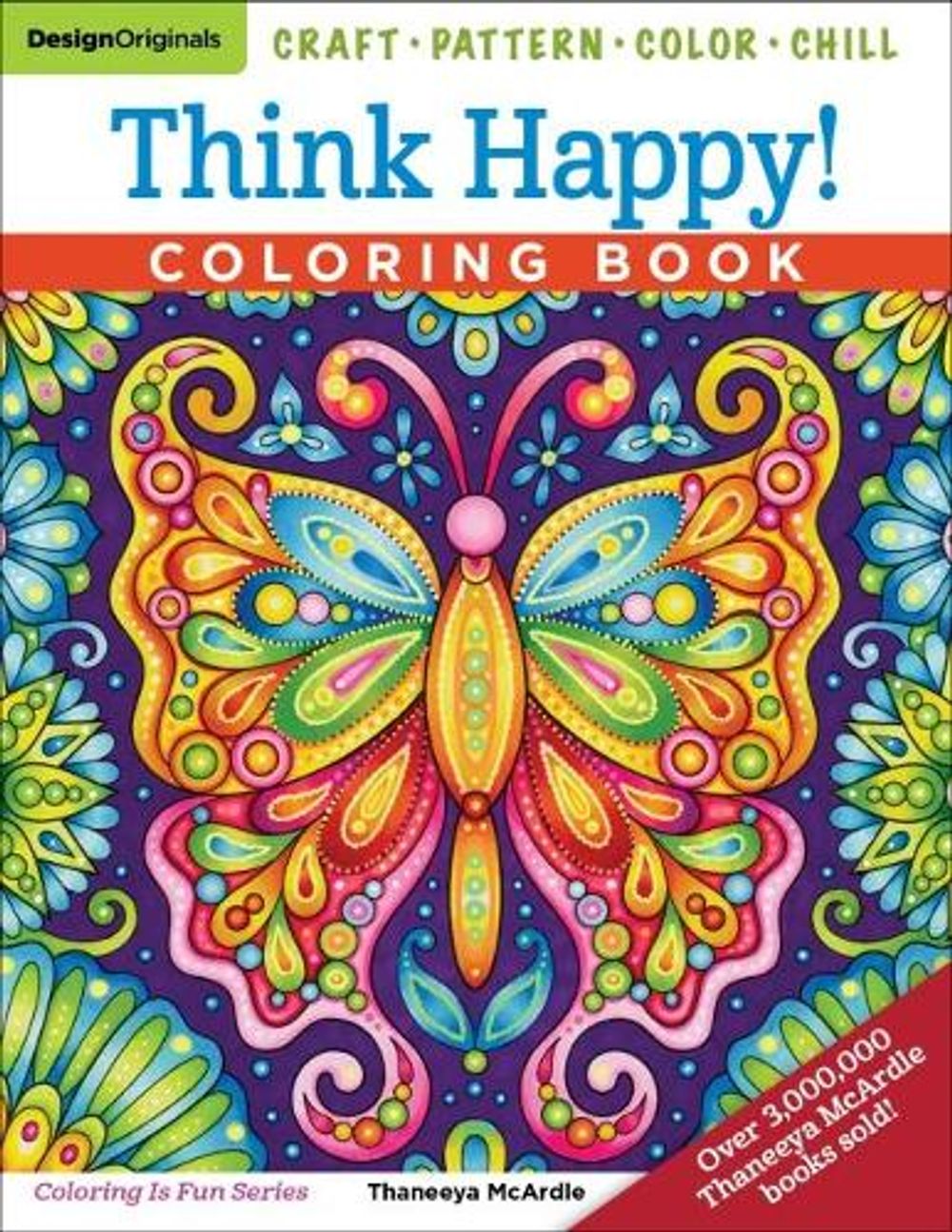 Think Happy! Coloring Book by Thaneeya McArdle - ISBN: 9781497204119
