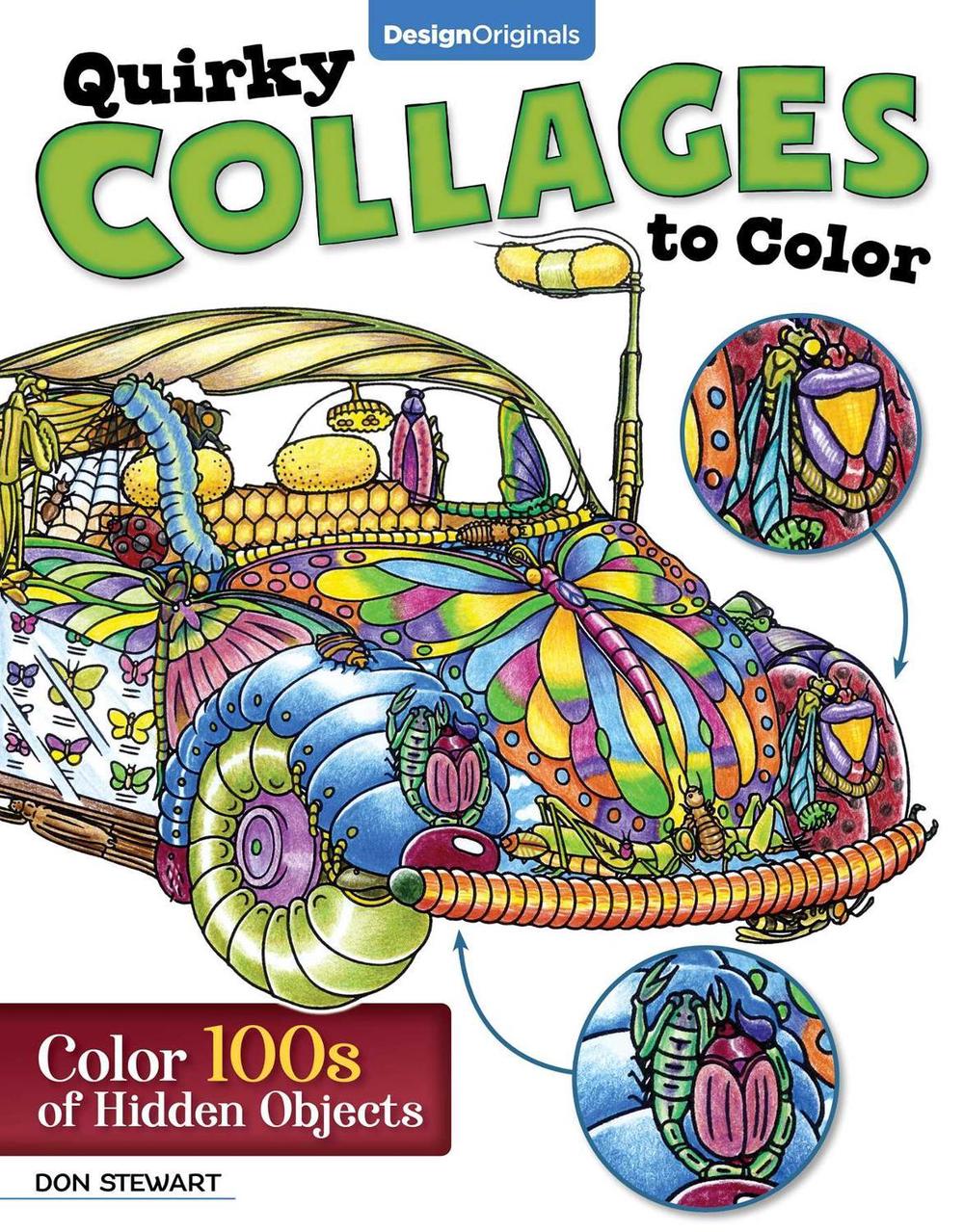 Quirky Collages to Color by Don Stewart - ISBN: 9781497205055