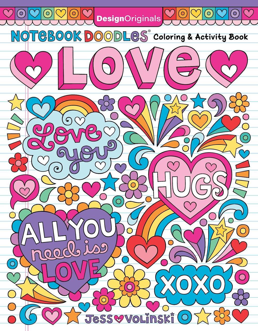 Notebook Doodles Love by Jess Volinski - ISBN: 9781497205444