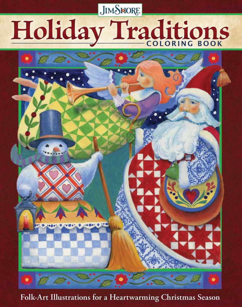 Jim Shore Holiday Traditions Coloring Book - ISBN: 9781497205536
