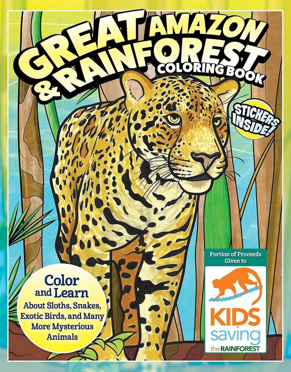 Great Amazon & Rainforest Coloring Book by Editors of Design Originals - ISBN: 9781497206304