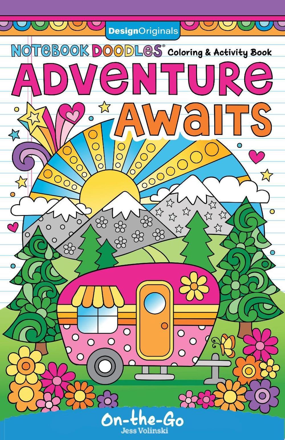 Notebook Doodles Adventure Awaits by Jess Volinski - ISBN: 9781497206403