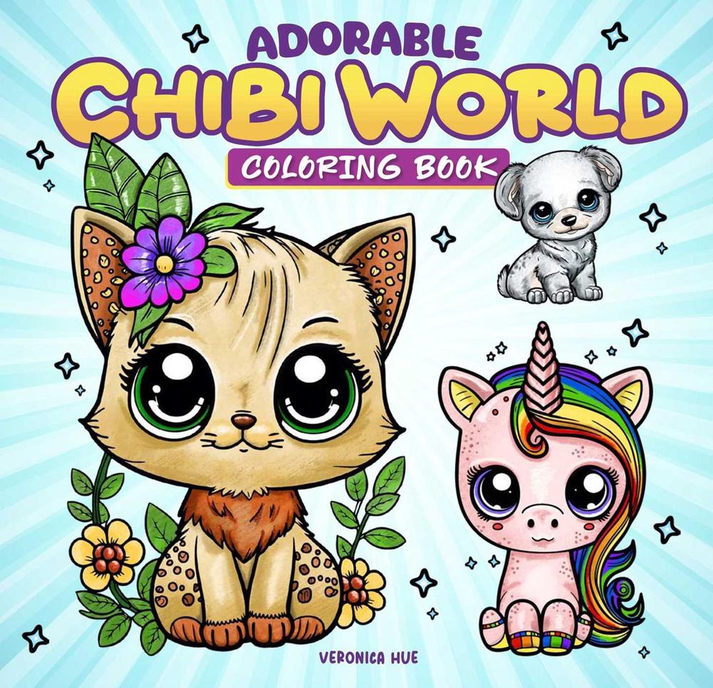 Adorable Chibi World Coloring Book by Veronica Hue - ISBN: 9781497206984