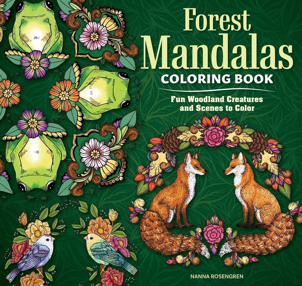 Forest Mandalas Coloring Book by Nanna Rosengren - ISBN: 9781497207028