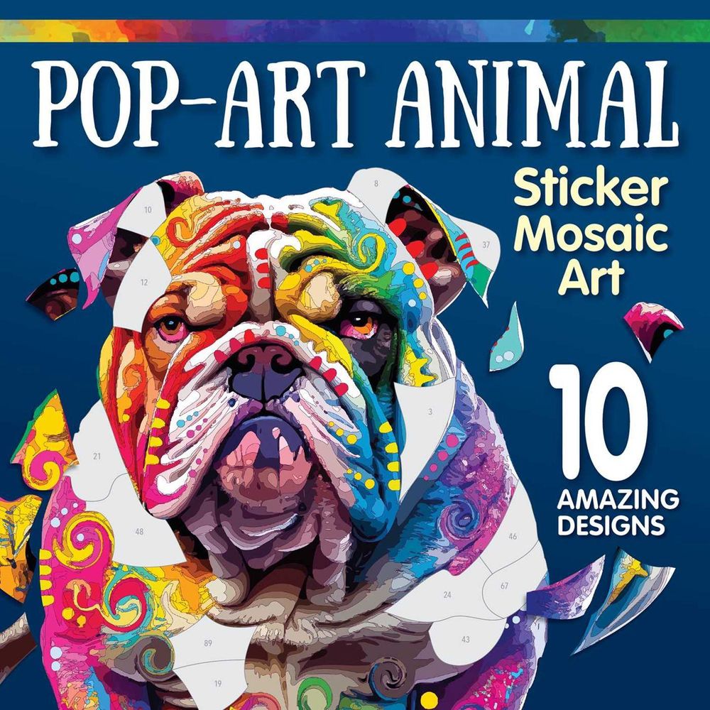 Pop-Art Animal Sticker Mosaic Art by Dean Russo - ISBN: 9781497207097