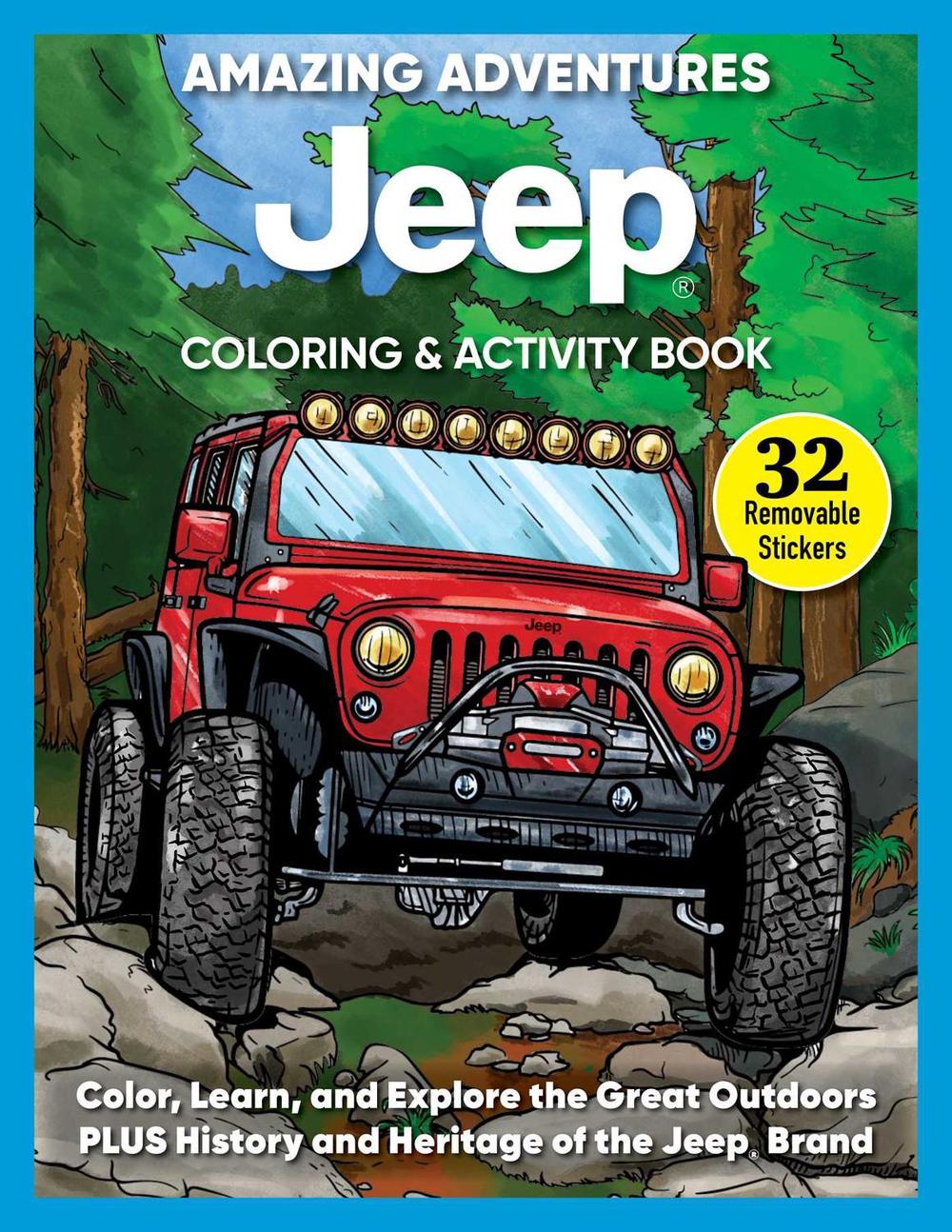Amazing Adventures Jeep® Coloring & Activity Book by Editors of Design Originals - ISBN: 9781497207578