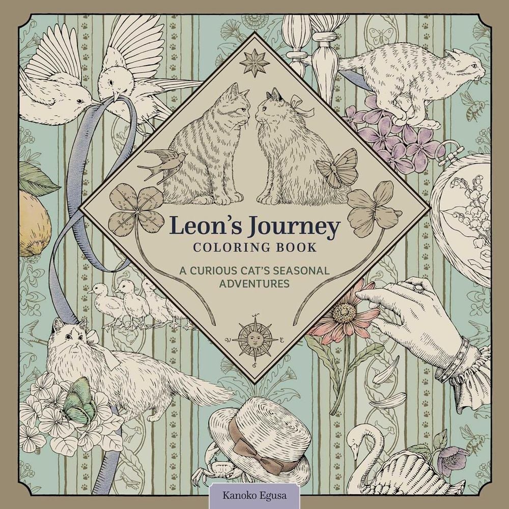 Leon's Journey Coloring Book by Kanoko Egusa - ISBN: 9781497207714