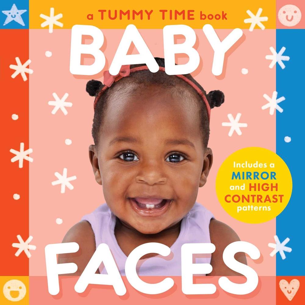 Baby Faces (A Tummy Time, High Contrast, Accordion Board Book with Mirror for infants) by Little Bee Books - ISBN: 9781499818208