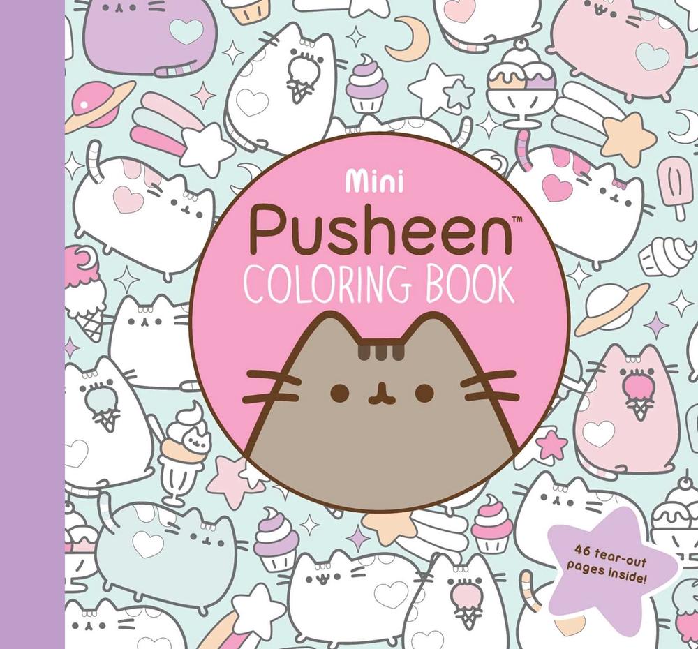 Mini Pusheen Coloring Book, 9781501180972