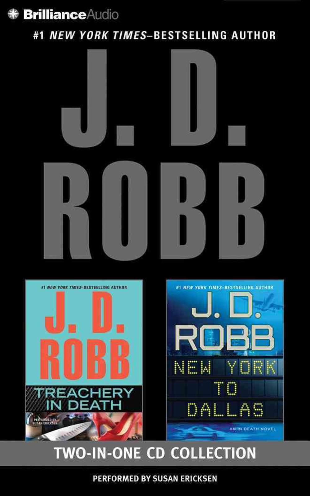 J. D. Robb Treachery In Death And New York To Dallas 2-in-1 Collection 