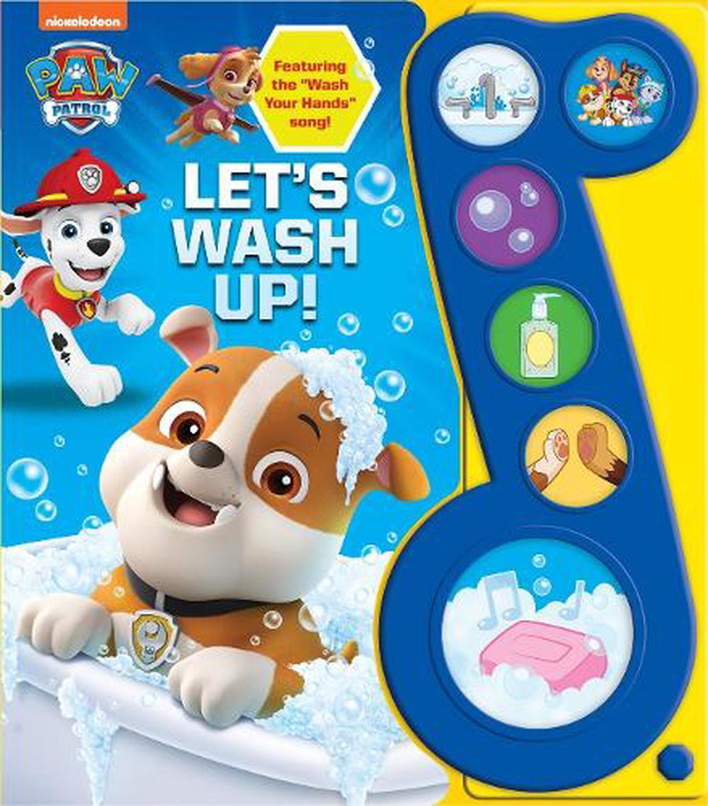 Nickelodeon Paw Patrol: Let's Wash Up! Sound Book by Pi Kids, Hardcover ...