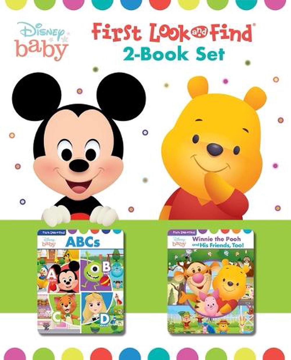 Disney Baby First Look and Find 2Book Set by Pi Kids, Board Books