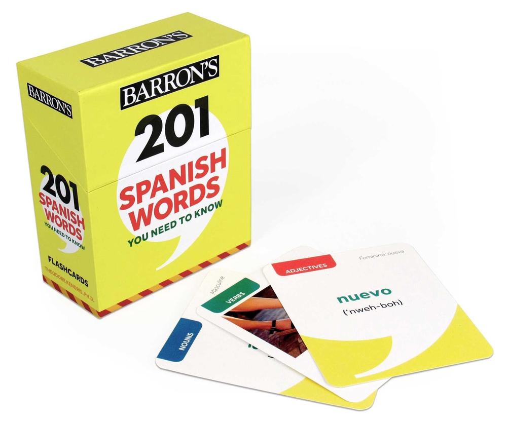 201 Spanish Words You Need to Know Flashcards by Theodore Kendris - ISBN: 9781506261942