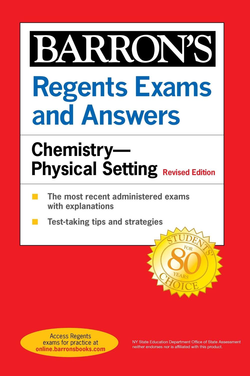 Regents Exams and Answers: Chemistry--Physical Setting Revised Edition by Albert Tarendash, M.S. - ISBN: 9781506264684