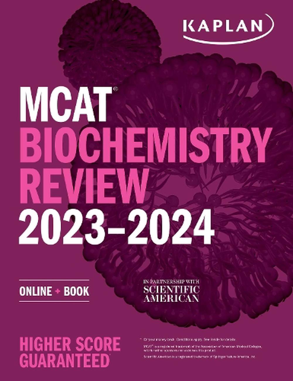 MCAT Biochemistry Review 20232024 Online + Book by Kaplan Test Prep