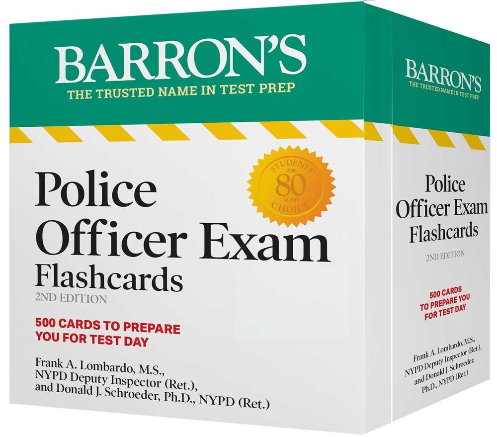 Police Officer Exam Flashcards, Second Edition: Up-to-Date Review + Sorting Ring for Custom Study by Donald J. Schroeder - ISBN: 9781506287560