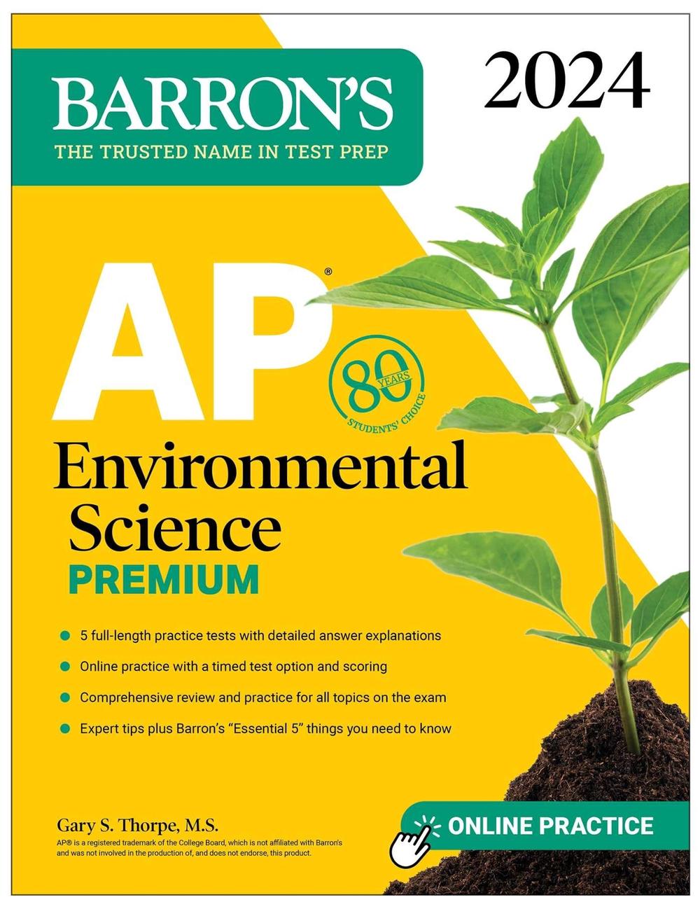 AP Environmental Science Premium, 2024 5 Practice Tests