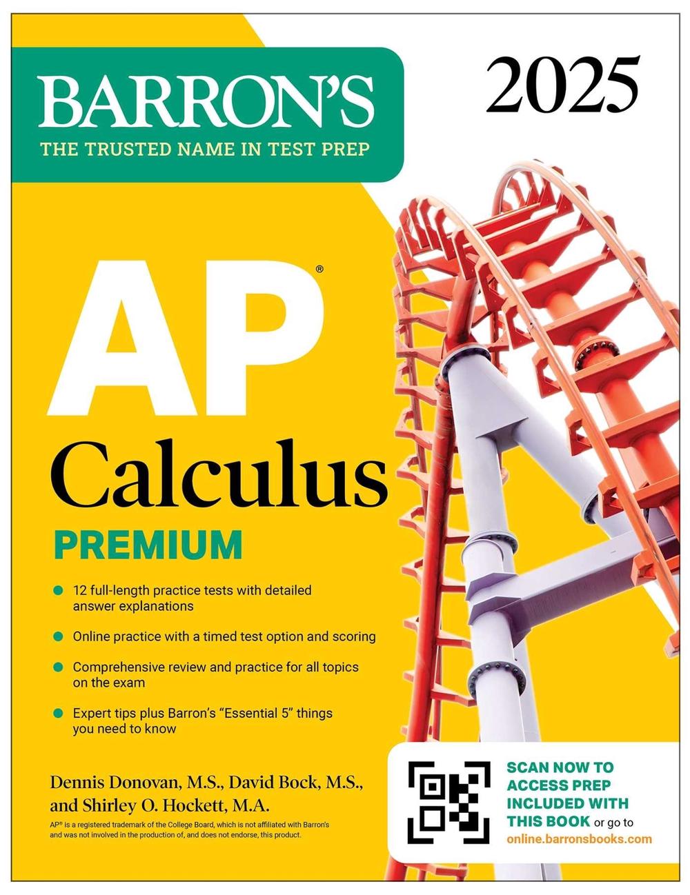AP Calculus Premium, 2025: Prep Book with 12 Practice Tests + Comprehensive Review + Online Practice, 9781506291680