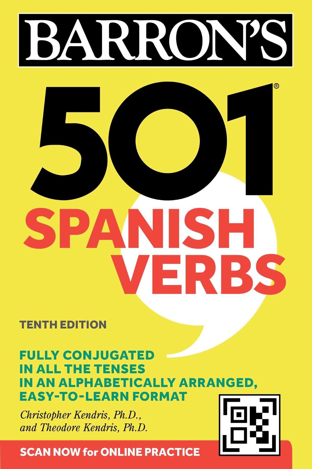 501 Spanish Verbs, Tenth Edition, 9781506293561