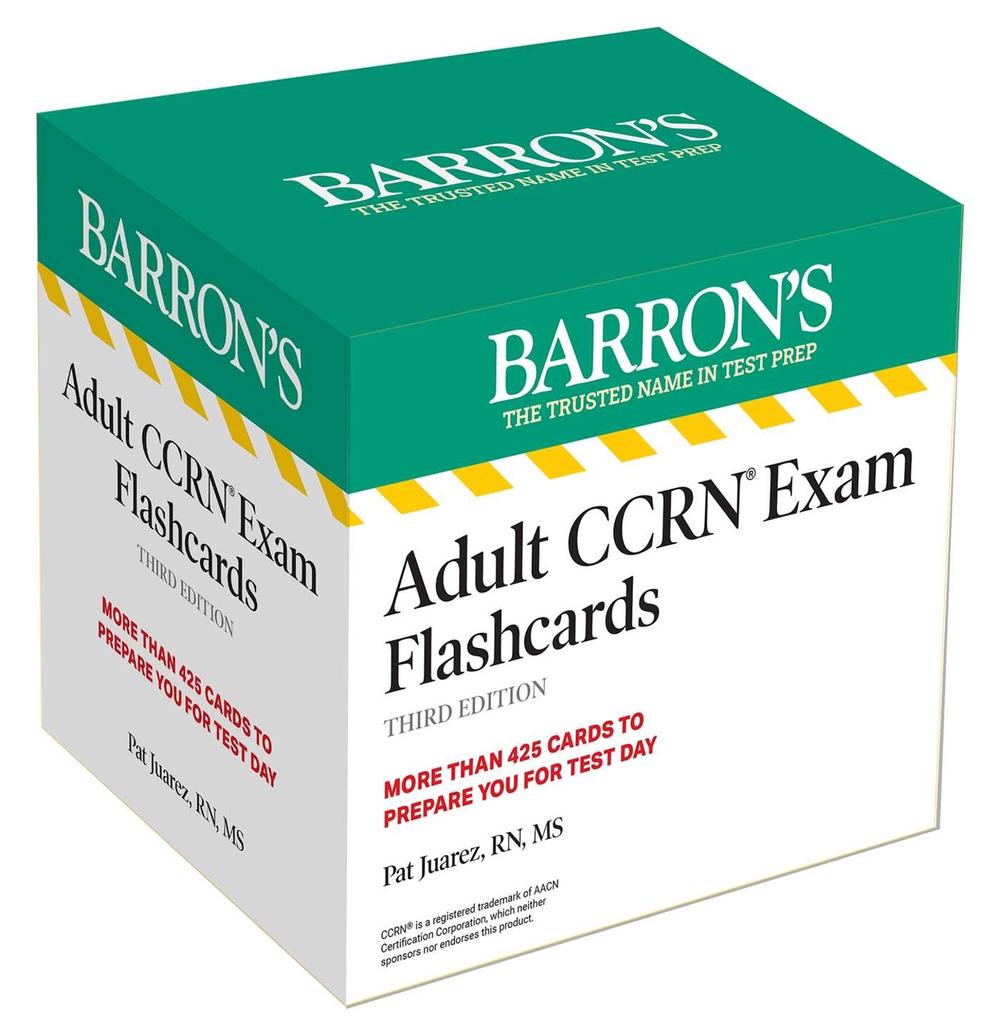 Adult CCRN Exam Flashcards, Third Edition: Up-to-Date Review and Practice + Sorting Ring for Custom Study, 9781506295503
