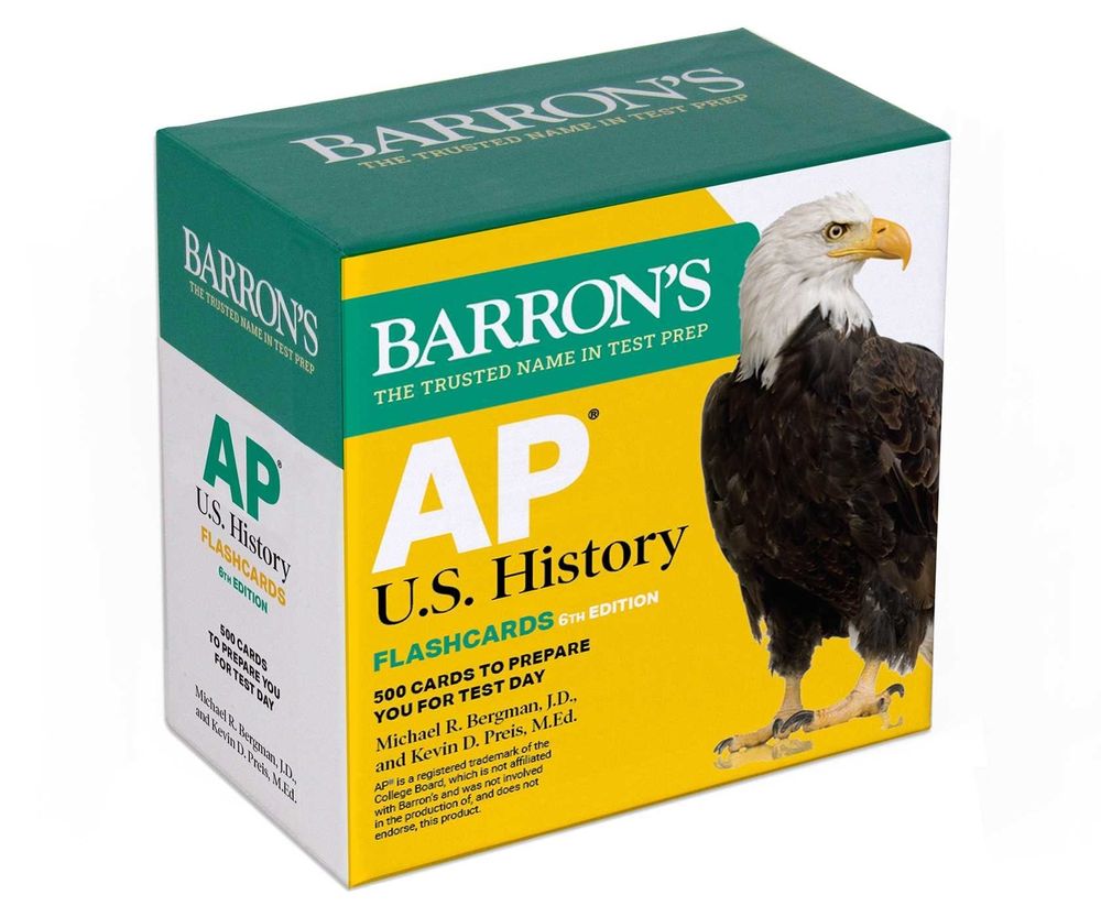 AP U.S. History Flashcards, Sixth Edition: Up-to-Date Review by Michael R. Bergman - ISBN: 9781506296074