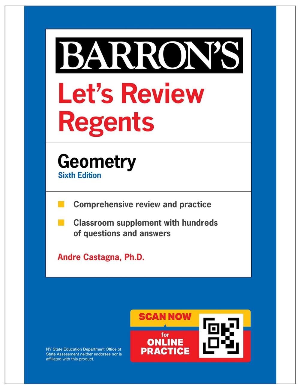 Let's Review Regents: Geometry, Sixth Edition by Andre, PH.D. Castagna, PH.D. - ISBN: 9781506296470