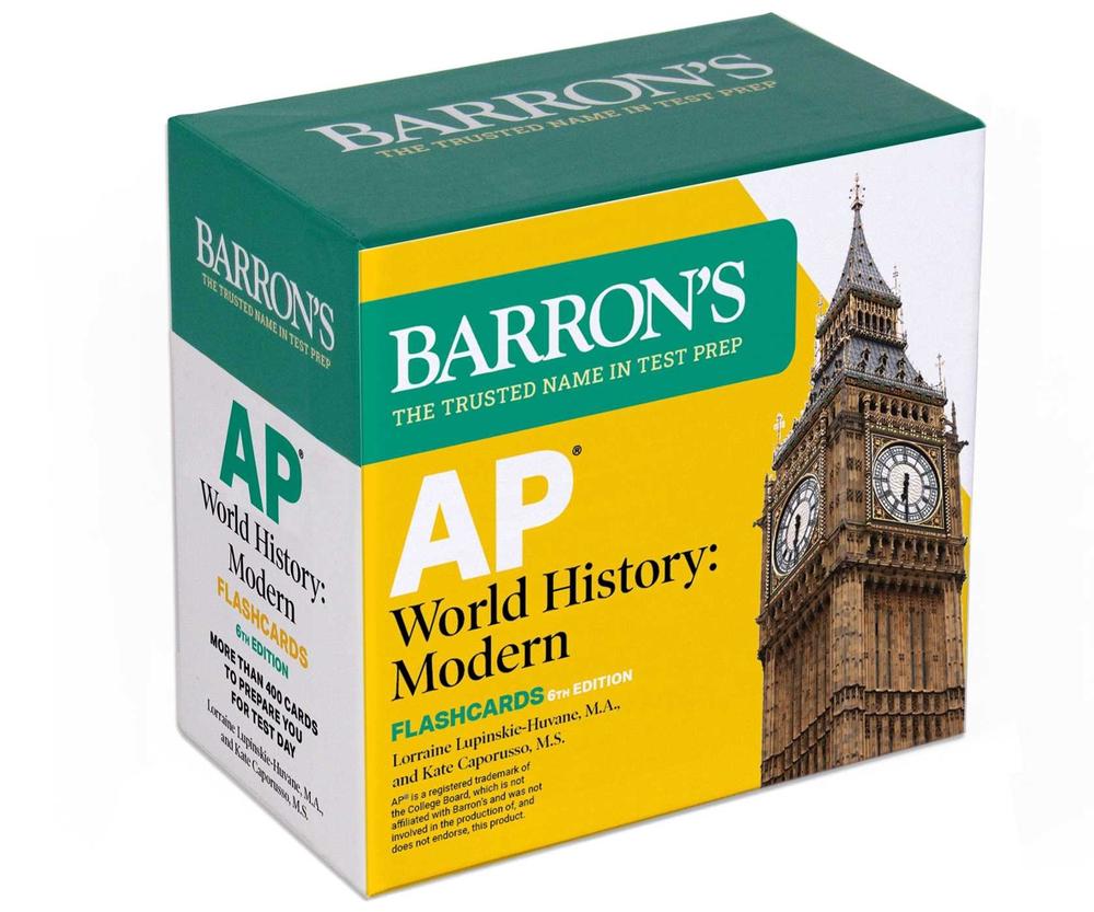 AP World History: Modern Flashcards, Sixth Edition by Lorraine Lupinskie-Huvane - ISBN: 9781506296883