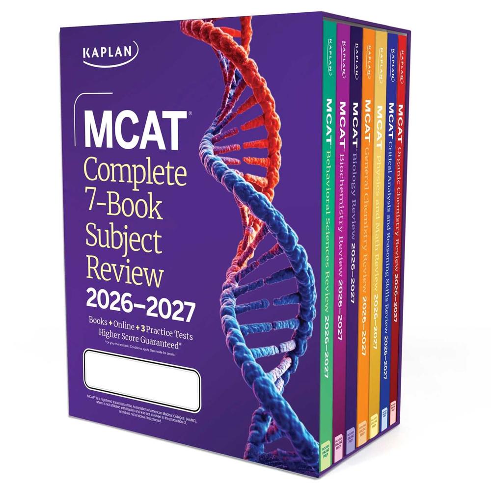MCAT Complete 7-Book Subject Review 2026-2027, Set Includes Books, Online Prep, 3 Practice Tests, 9781506297545