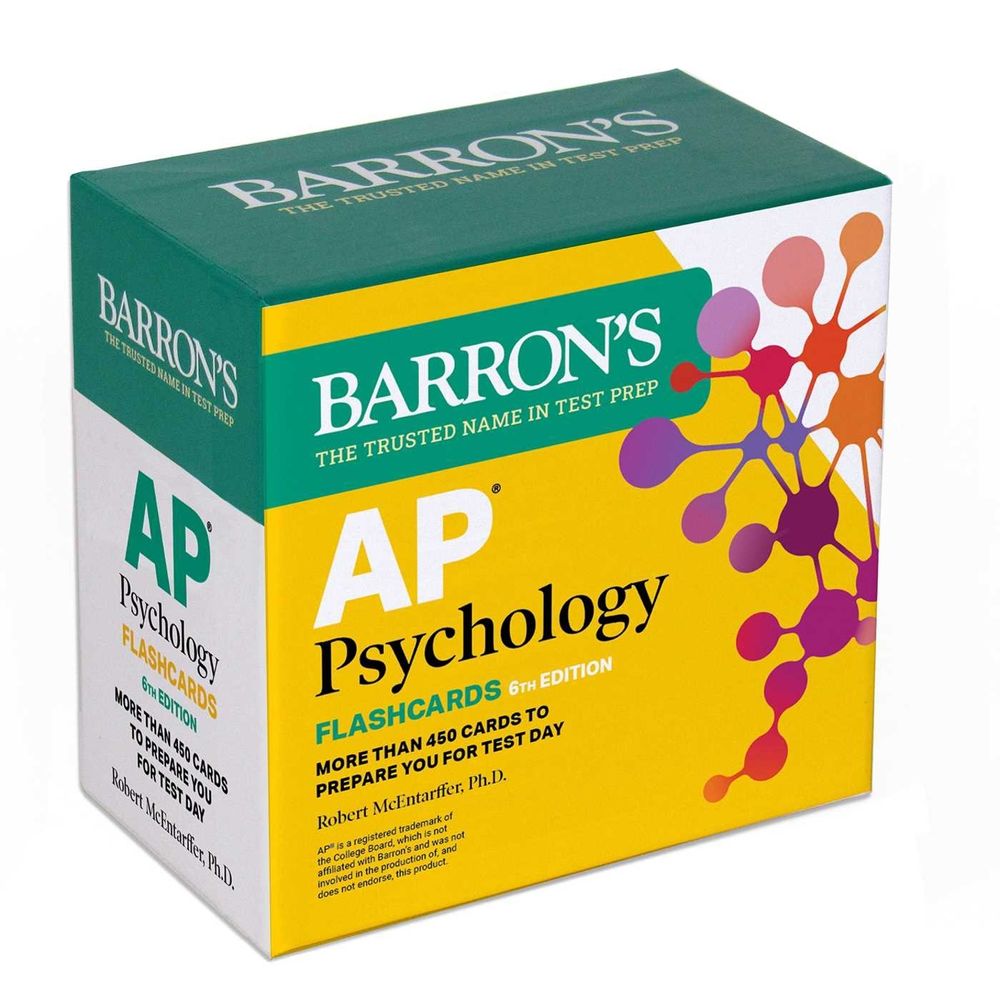 AP Psychology Flashcards, Sixth Edition: Up-to-Date Review by Robert McEntarffer - ISBN: 9781506298276