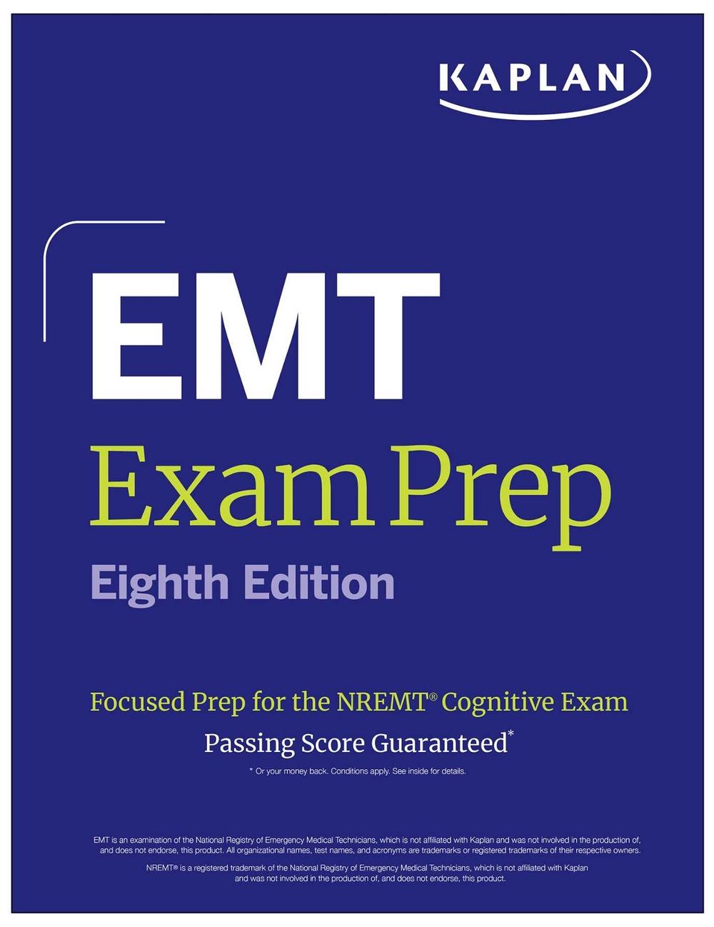 EMT Exam Prep, Eighth Edition: Focused Prep for the NREMT Cognitive Exam + One Full Length Practice Test, 9781506299303